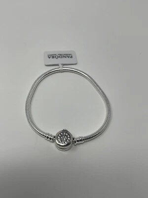 Pulsera Pandora Momentos Corona O Serpiente Tamaño 7 En 18 Cm B34 Foto 1 de 2