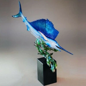 Mark Hopkins Ocean Lightning Bronze Sculpture 18" H x 14" W x 10" D NIB - Picture 1 of 2