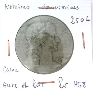 JETON NOTAIRES - EURE ET LOIR - COMMISSIONS - POINÇON CORNE - LEROUGE 468 - Picture 1 of 2