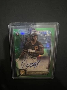 2022 Bowman - Oneil Cruz - Chrome Green Refractor On Card Rookie Auto 01/99! - Picture 1 of 2