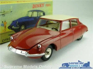 CITROEN DS 19 CAR MODEL 1:43 SIZE 530 DINKY TOYS RED/CREAM ATLAS SALOON T34Z - Picture 1 of 7