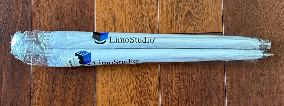 Limostudio 2 x 33'' Diameter Studio Light White Umbrellas  Light Diffuser  New - Image 1 of 4