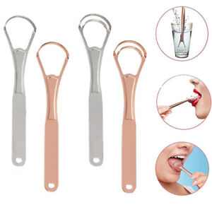 Tongue Scraper Cleaner Stainless Steel Bad Breath for Dental Oral Care Tool-/*