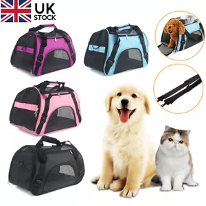 More details for large pet carrier bag avc portable soft fabric fold dog cat puppy travel bag
