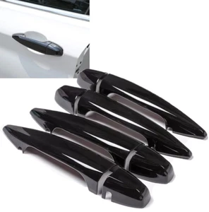 8pcs Painted Gloss Black Door Handle Overlay Cover Fits 16-22 F48 X1 F39 X2 - Picture 1 of 7