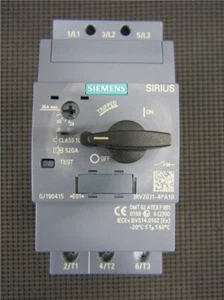 Interruptor de protección del motor Siemens 3RV2031-4PA10 520A S2 C10 hasta 690V - Imagen 1 de 8