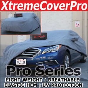 2015 HYUNDAI GENESIS SEDAN Breathable Car Cover w/Mirror Pockets - Gray - Bild 1 von 10