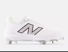 Crampon de baseball unisexe New Balance FuelCell 4040v7 basse métal taille M8/W9,5 blanc