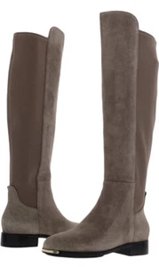 Cole Haan Damen Grand Ambition Braun Beige Wildleder Overknee Stiefel 6B Neu - Bild 1 von 8