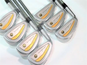 Gold Line Left-handed LB-606 HONMA 1STAR 7pc R-FLEX IRONS SET Limited NWO - Picture 1 of 7