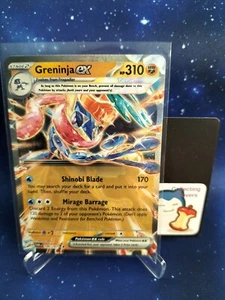 Pokémon TCG -Greninja ex - Twilight Masquerade TWM 106/167 - NM - Picture 1 of 3