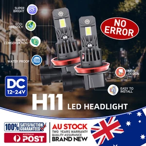 MODIGT 6000K LED Headlight Bulbs Globes H11 For Toyota Aurion 3.5 Sedan 20112 - Picture 1 of 15