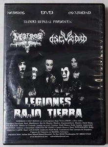 DVD Blood Ritual Presents Legiones Bajo Tierra Nebiros Oscuridad Rock Band 2008 - Imagen 1 de 3