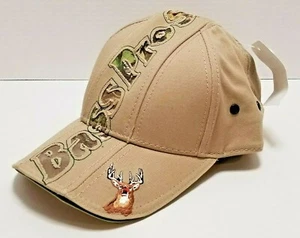 Bass Pro Shops Spellout Strapback Herren Mütze Kappe Buck Hirsch Jagd Angeln Neu mit Etikett - Bild 1 von 5