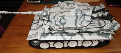 Tamiya 1/16 RC Tiger 1 Full Option Built Multimedia Kit With Metal Tracks - Image 1 of 4