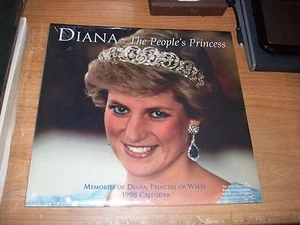 Memories of Diana Princess of Wales 1998 Calendar NEW Sealed Rare Collectible - Picture 1 of 7
