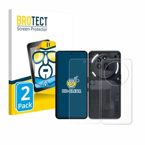 2x Screen Protector for Nothing Phone (3a) Pro (Front+Back) Clear Protection - Zdjęcie 1 z 7