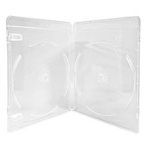 10 PREMIUM transparente Blu-Ray Doppelhüllen 11 mm - Bild 1 von 4