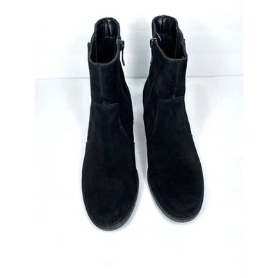 Easy Spirit Senovel Winter Boots Black Suede Block Heel Warm Women's Size 9 - Image 1 of 4