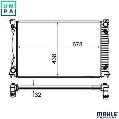 RADIATOR ENGINE COOLING CR 842 000S FOR AUDI A6/Allroad/S6 CCDA 2.8L CDYA 3.0L - Image 1 of 4