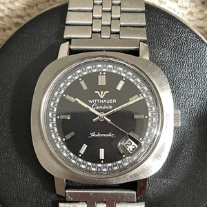 Rare Vintage WITTNAUER Geneve Herren Automatik Uhr C11KAS-2 Datum Swiss 1970’s - Bild 1 von 22