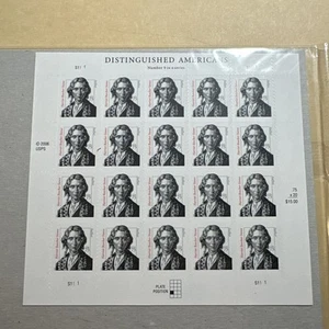 #3430 HARRIET BEECHER STOWE STAMP SHEET of 20. 75 CENT MNH 25A1261 - Picture 1 of 1