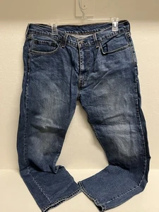 Levi's 505 Jeans Men's 36x32 Denim Blue Straight Relaxed Fit Red Tab - Picture 1 of 11