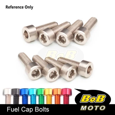 Pernos de tapa de gas combustible CNC TITANIO para Kawasaki VERSYS KLE 650 08-11 12 13 14 15 16 Foto 1 de 4