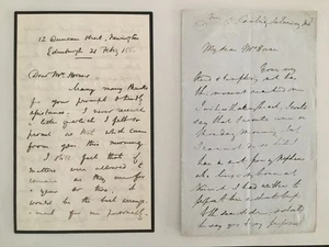 1855 & 1860 Two Autograph Signed Letters between prominent British Geologists - Picture 1 of 4
