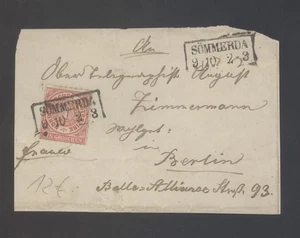 NDP Mi Nr 4 NV Preussen Sömmerda Ra2 - Berlin, Vorderseite - Bild 1 von 1