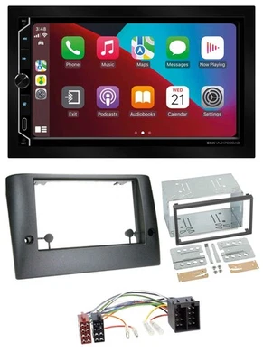 ESX 2DIN DAB USB MP3 Bluetooth Autoradio für Fiat Stilo (ab 2005) - Bild 1 von 4