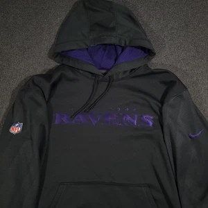 Nike On-Field Therma-Fit Baltimore Ravens NFL Black Pullover Hoodie Mens 2XL - Picture 1 of 15