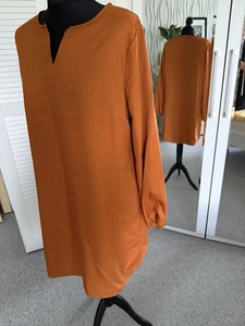 Tunika Longbluse Gr.40 rostbraun - Bild 1 von 8