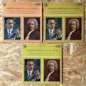 Szeryng Violin Bach Sonatas & Partitas for Solo Vol.1 -3 CBS 51068-70 3LP EX - Picture 1 of 8