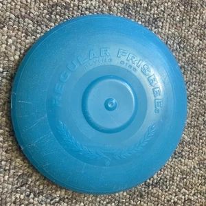 1966 WHAM-O Regular Frisbee Flying Disc Vintage First Disc Golf Rare Blue - Picture 1 of 4
