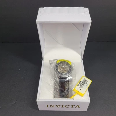 Invicta Women's 36566 Watch 38 mm Stainless Steel Case Leather Band Clear - Image 1 of 4