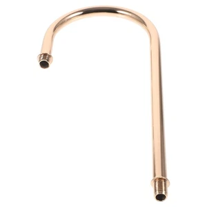 Threaded Lamp Pipe Wall Lighting Fixture Stem Curved Lamp Down Rod for Table - Picture 1 of 12