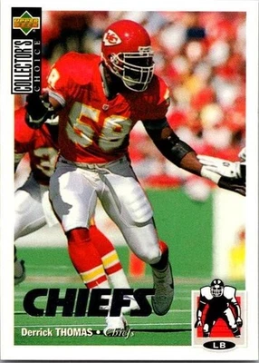 Collector's Choice Silver Football #214 Derrick Thomas 1994 Foto 1 de 2
