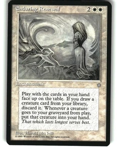 Magic The Gathering - Ice Age Enduring Renewal Rare 1995 - Picture 1 of 2