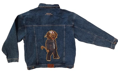 Vintage Y2K Rocawear Jay-Z Lion Street Wear Blue Denim Jean Jacket Men’s XL MINT - Image 1 of 4