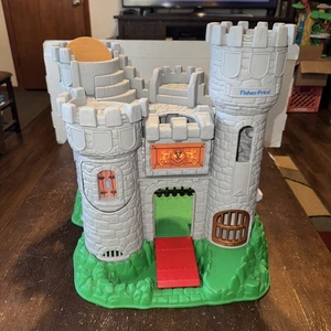 Juego castillo grandes aventuras Fisher Price 1994 vintage juguete incompleto - Imagen 1 de 12