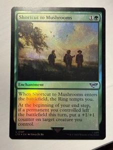 Shortcut to Mushrooms LOTR: Tales of Middle-earth Foil #187 MTG - Picture 1 of 1