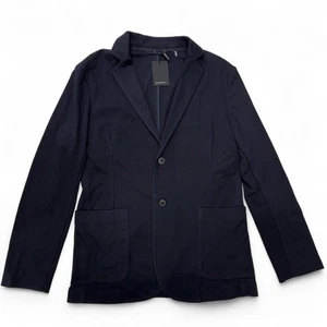 Bugatchi Sport Coat Blazer Jacket Blue Cotton Blend Mens Medium NWT - Picture 1 of 13