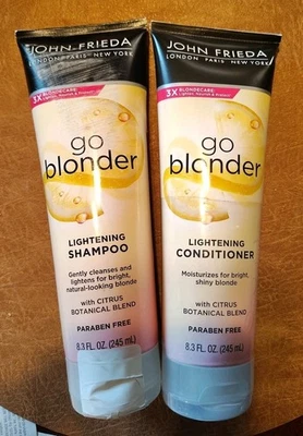 John Frieda Go Blonder Shampoo & Conditioner Lightening Citrus Botanical Blend - Image 1 of 4