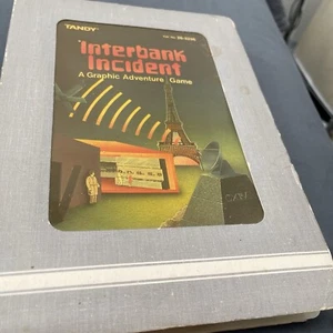 Tandy Computer Game Interbank Incident Adventure Game 26-3296 - Picture 1 of 9