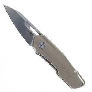 Cuchillo Plegable Bestech Niño OD Verde G10 Mango 14C28N Borde Liso BG64C - Imagen 1 de 6
