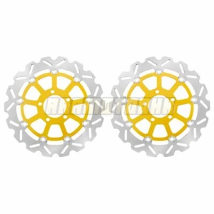 Disco de freno delantero para Suzuki DL650 2004-2006 DL1000 2002-10 SV1000 2003-2007 dorado - Imagen 1 de 6