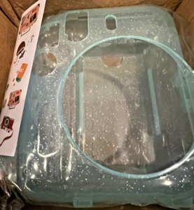 Custodia trasparente CAIYOULE per Fujifilm Instax Mini 12 con glitter conservazione foto - Foto 1 di 2