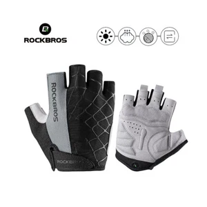 Fingerless Gloves for Men Gloves Lightweight Breathable Sport Gloves for Cycling - Picture 1 of 28