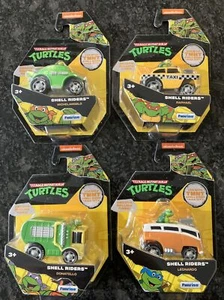 Teenage Mutant Ninja Turtles SHELL RIDERS Complete Set Of (4) TMNT Die-cast Cars - Picture 1 of 7